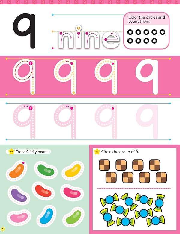 Play Smart Wipe-Clean Workbook: Ages 2-4: Tracing, Letters, Numbers, Shapes - Image 9