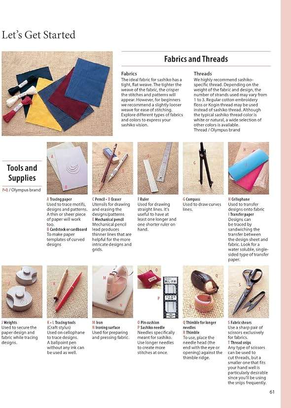 Essential Sashiko: 92 of the Most Popular Patterns (With 11 Projects and Actual Size Templates) - Image 11
