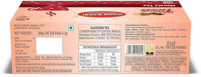 Wagh Bakri Masala Chai 100's (Pack of 3) - Image 4
