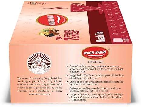 Wagh Bakri Masala Chai 100's (Pack of 3) - Image 5