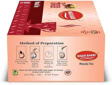 Wagh Bakri Masala Chai 100's (Pack of 3) - Image 6