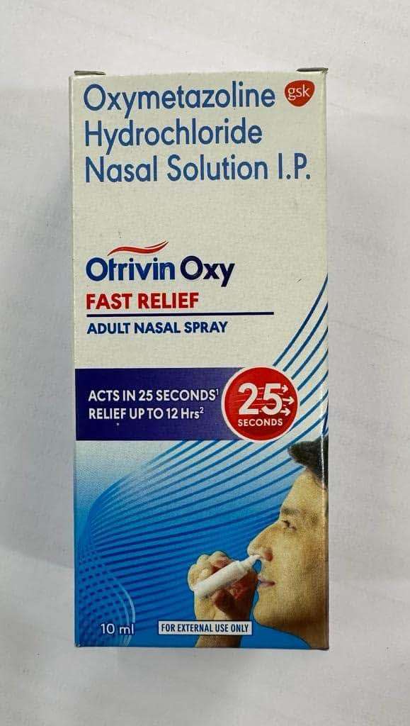 3 Packs Otrivin Adult Nasal Spray Clears Blocked Noses Fast Long Lasting Moisturizing Formula - Image 1