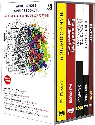 Books For Personal Growth (Set of 5 Books): Think and Grow Rich, How to Win Friends & Influence People, The Power of Your Subconscious Mind, As a Man Thinketh, The Richest Man In Babylon - Image 1