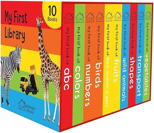 My First Library: Boxset of 10 Board Books for Kids - Image 1