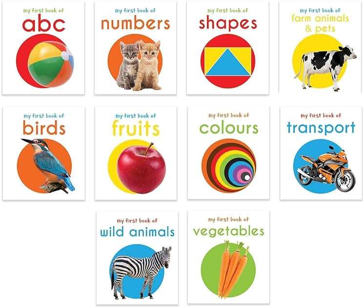 My First Library: Boxset of 10 Board Books for Kids - Image 2