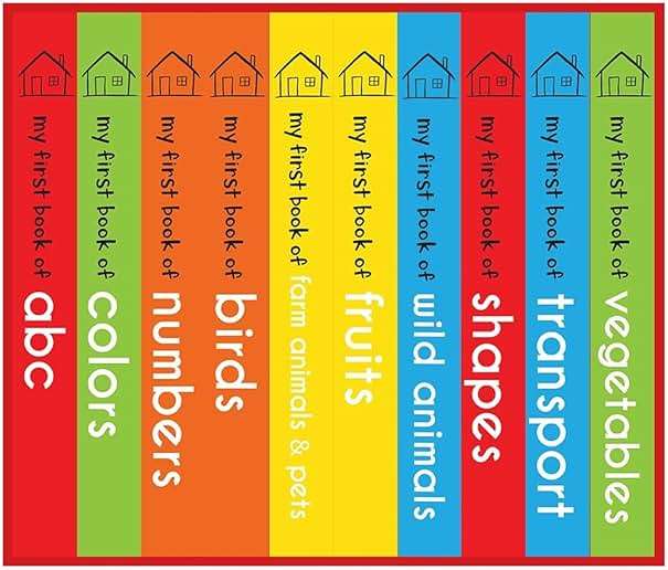 My First Library: Boxset of 10 Board Books for Kids - Image 3