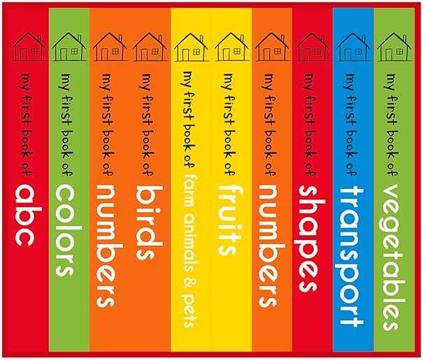 My First Library: Boxset of 10 Board Books for Kids - Image 4