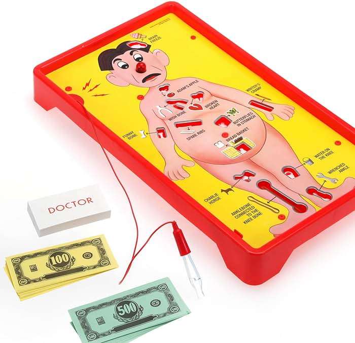 Hasbro Gaming Operation Electronic Board Game, Family Games for Kids Ages 6+, Kids Board Games for 1+ Players, Funny Games for Kids, Easter Gifts for Boys and Girls (Amazon Exclusive) - Image 3