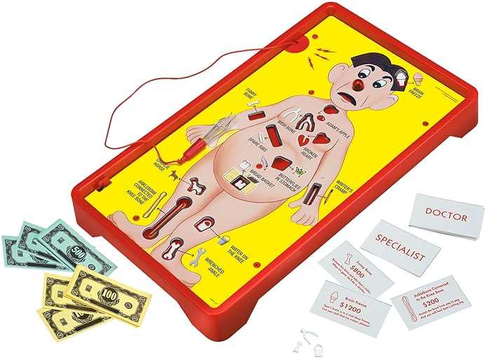 Hasbro Gaming Operation Electronic Board Game, Family Games for Kids Ages 6+, Kids Board Games for 1+ Players, Funny Games for Kids, Easter Gifts for Boys and Girls (Amazon Exclusive) - Image 8