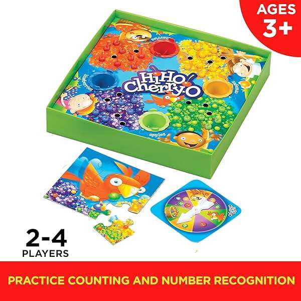 Hasbro Gaming Hi Ho Cherry-O Board Game for 2 to 4 Players Kids Ages 3 and Up (Amazon Exclusive) - Image 2