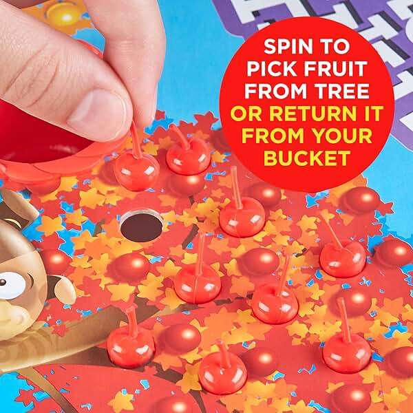Hasbro Gaming Hi Ho Cherry-O Board Game for 2 to 4 Players Kids Ages 3 and Up (Amazon Exclusive) - Image 4