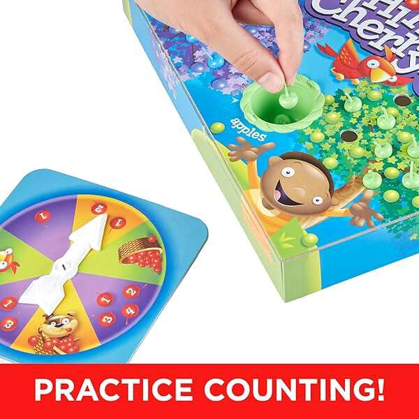Hasbro Gaming Hi Ho Cherry-O Board Game for 2 to 4 Players Kids Ages 3 and Up (Amazon Exclusive) - Image 5