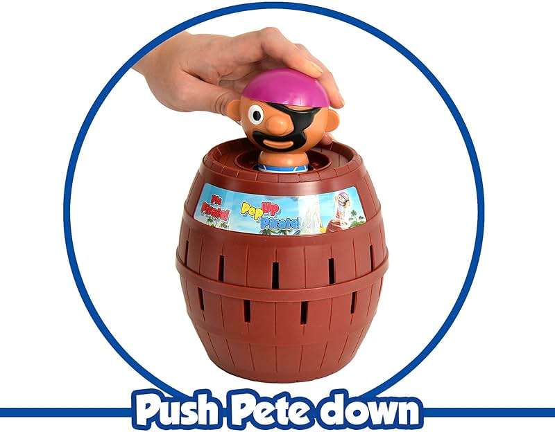 TOMY Pop Up Pirate Board Game - Family and Preschool Kids Games for Family Game Night - Winter Break Activities- Girls and Boys Games - 2-4 Players - Ages 4 Years and Up - Image 4