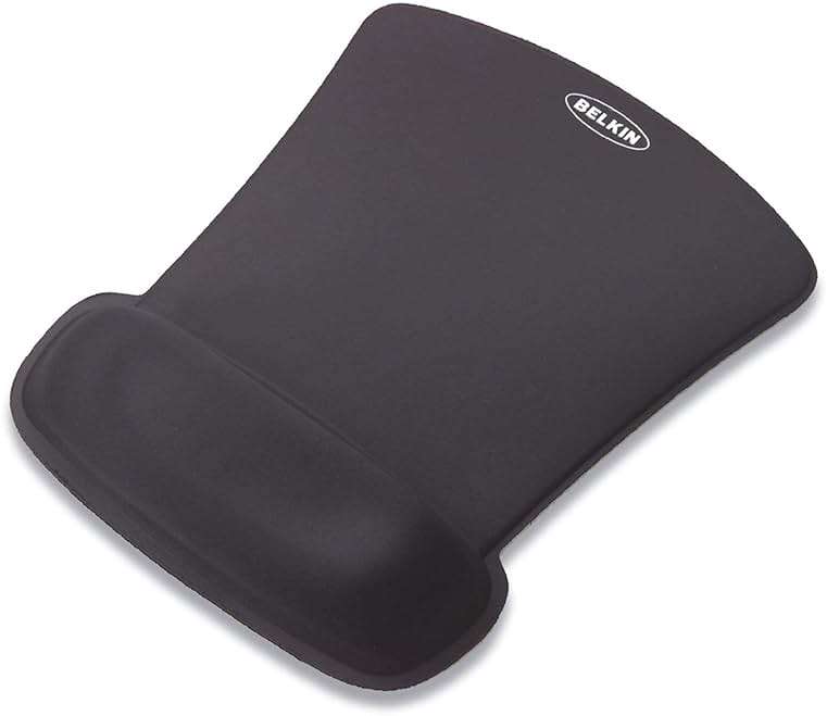 Belkin WaveRest Gel Mouse Pad, Black (F8E262-BLK), 1 Pack - Image 1
