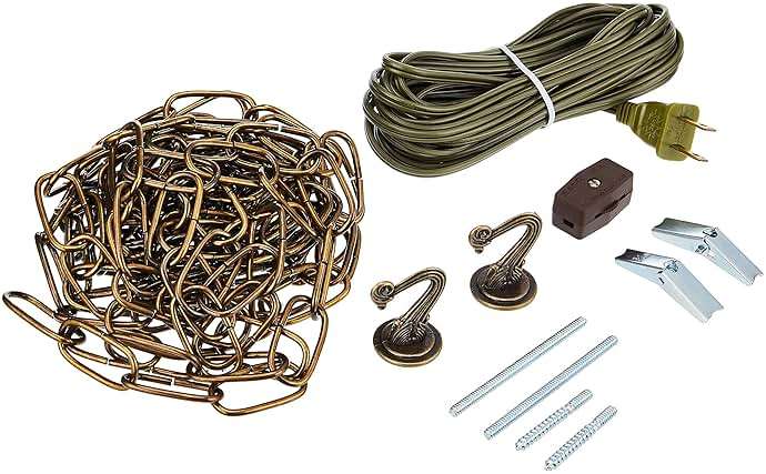 Westinghouse 7047100 15-Foot Swag Kit, Antique Brass - Image 1