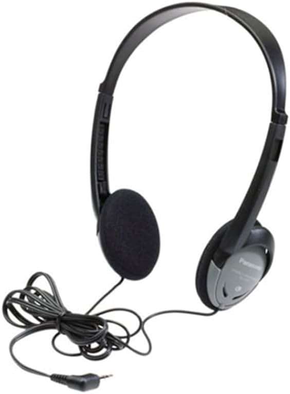 Panasonic Headphones On-Ear Lightweight with XBS RP-HT21 (Black & Silver) - Image 4