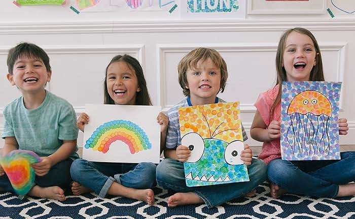 Do A Dot Art! Markers 6-Pack Rainbow Washable Paint Markers, The Original Dot Marker, Activity Craft Coloring Supplies for Kids and Toddlers, Made in the USA - Image 6