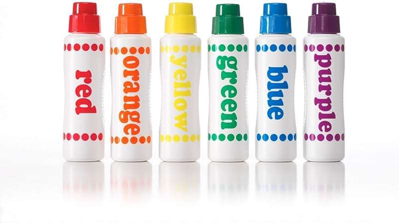 Do A Dot Art! Markers 6-Pack Rainbow Washable Paint Markers, The Original Dot Marker, Activity Craft Coloring Supplies for Kids and Toddlers, Made in the USA - Image 7