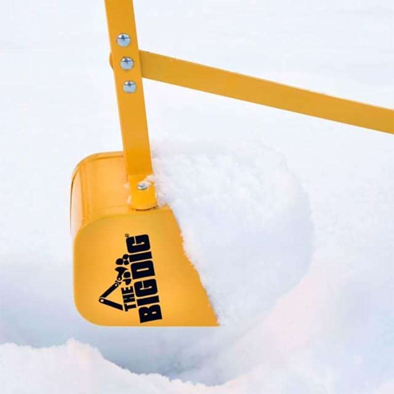 Big Dig Toy Excavator Ride, Sandbox Digger w/ 360 Rotation Base for Kids Ages 3 & Up, Yellow - Outdoor Playground and Sand Beach Construction Riding Toys for Children - Image 8