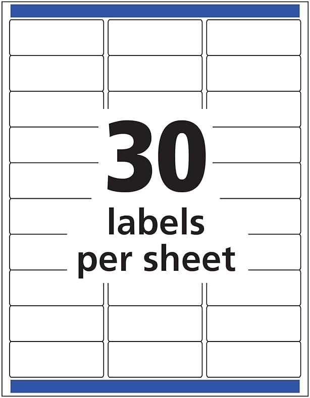 Avery Printable Address Labels with Sure Feed Technology, 1" x 2-5/8", Matte Clear, Compatible with Inkjet Printers, 750 Blank Labels Total, Great for Mailing, Branding, and More (8660) - Image 7