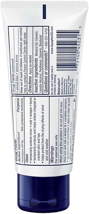 Aquaphor Healing Ointment, Advanced Therapy Healing Ointment for Dry Skin, Skin Protectant for Dry Cracked Skin - 1.75 oz. Tube (Pack of 6) - Image 16