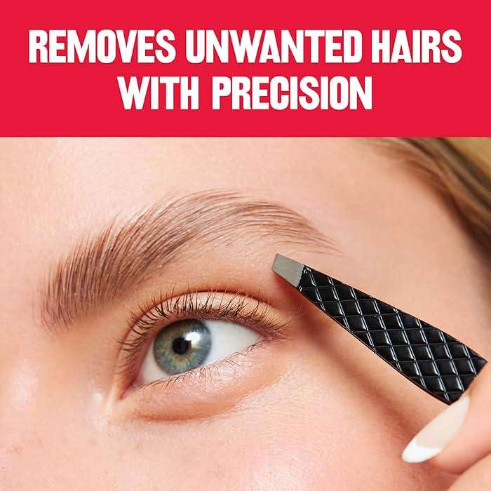 Revlon Expert Slant Tweezer, High Precision For an Easy Hair Removal, Made With Stainless Steel, 1 Count - Image 8