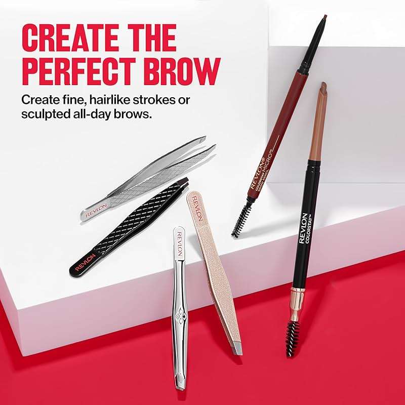 Revlon Expert Slant Tweezer, High Precision For an Easy Hair Removal, Made With Stainless Steel, 1 Count - Image 10