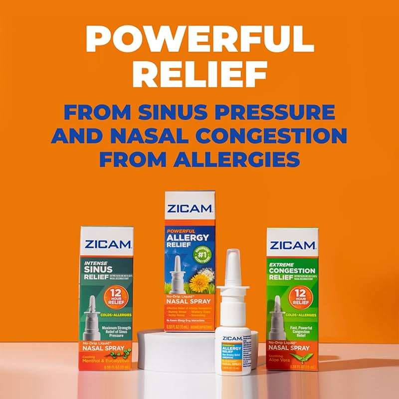 Zicam Allergy Relief No-Drip Liquid Nasal Spray Non-Drowsy, 0.5 Ounce - Image 2