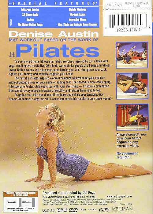 Denise Austin: Mat Workout Based on the Work of J.H. Pilates - Image 2