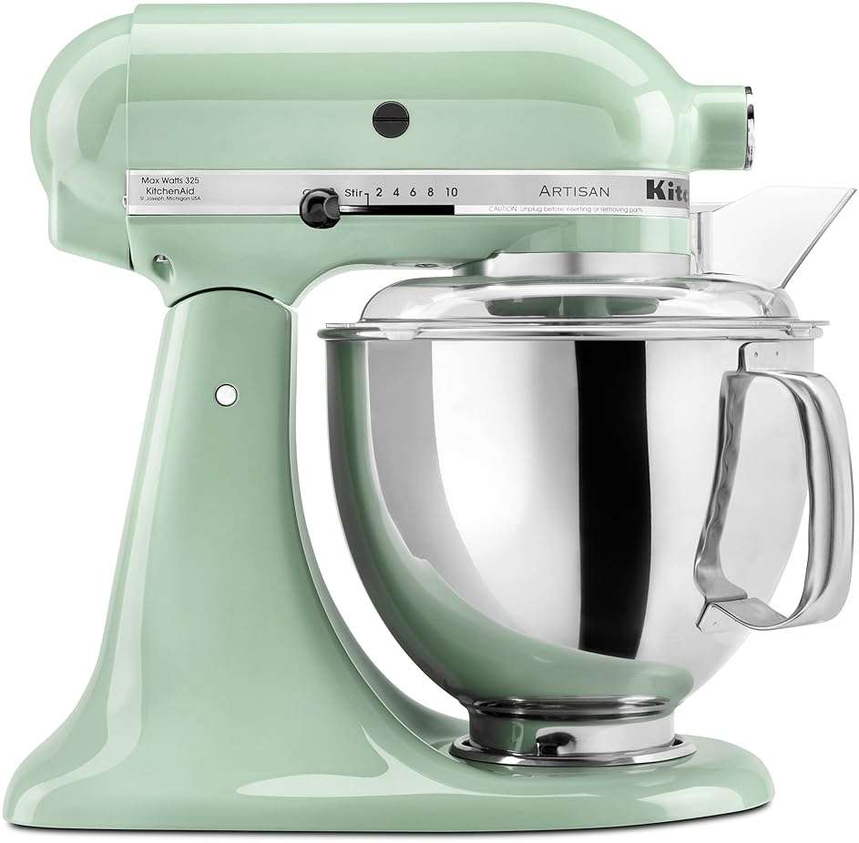 KitchenAid Artisan Series 5 Quart Tilt Head Stand Mixer with Pouring Shield KSM150PS, Pistachio - Image 1