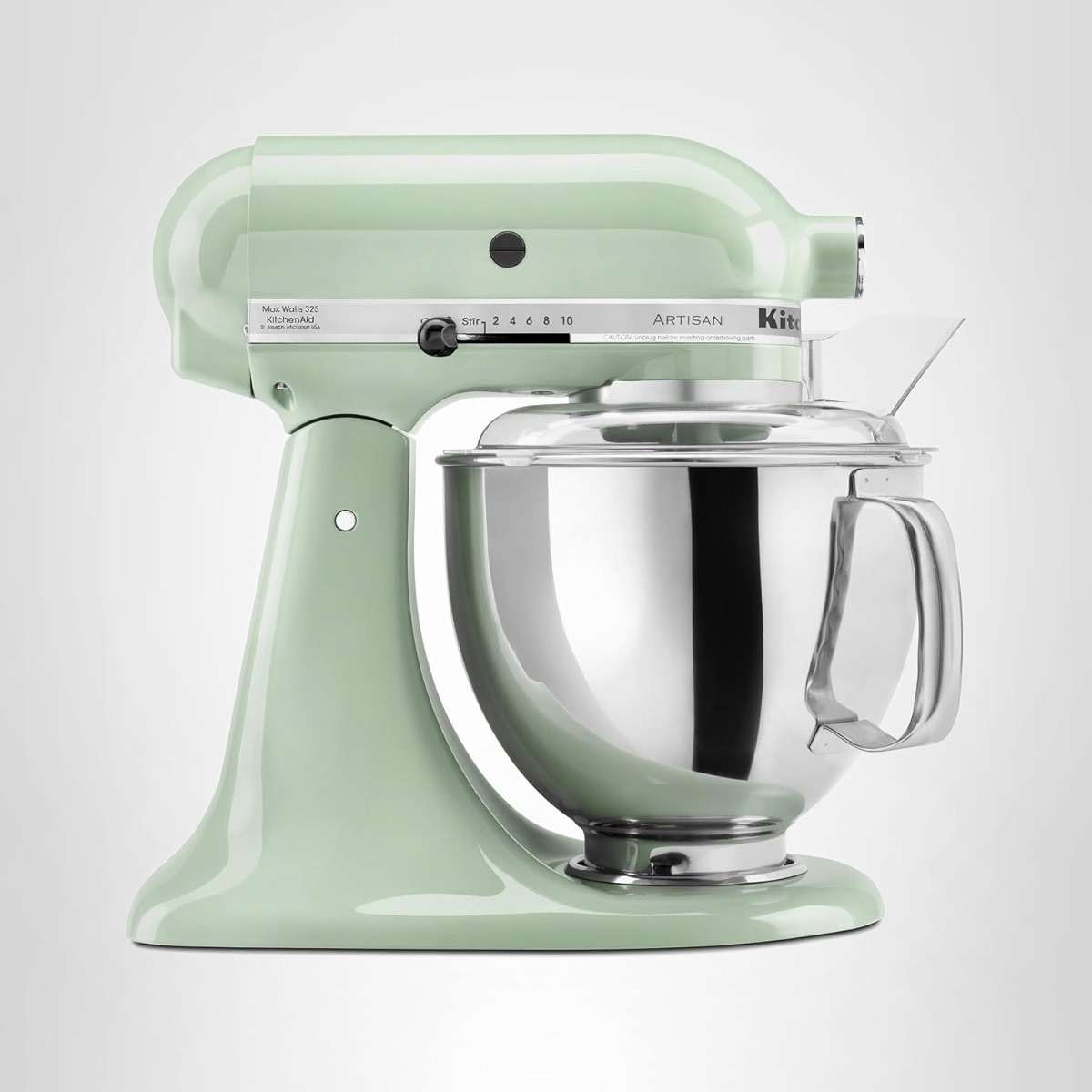 KitchenAid Artisan Series 5 Quart Tilt Head Stand Mixer with Pouring Shield KSM150PS, Pistachio - Image 6