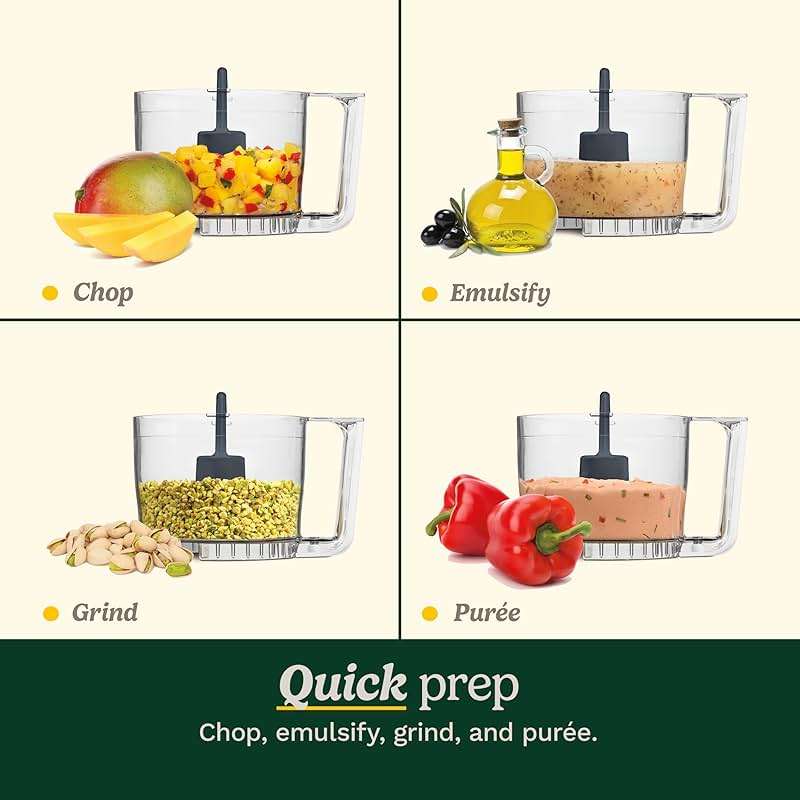 Cuisinart Mini-Prep Plus Food Processor, 24-Ounce Mini Food Processor to Chop Herbs, Vegetables, and Hard Cheese, 24-Ounce Work Bowl, Reversible Stainless Steel Blade, DLC-2ABC, Brushed Chrome/Nickel - Image 5