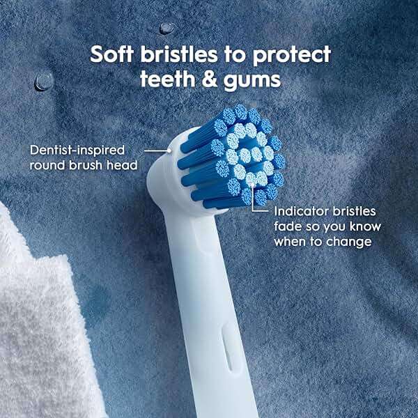 Oral-B Sensitive Gum Care Electric Toothbrush Replacement Brush Heads Refill, 3 Count - Image 2