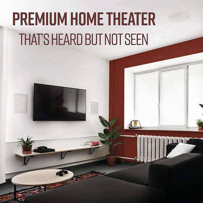 Polk Audio RC80i 2-Way Premium In Ceiling Speakers 8" Round (Set of 2) Perfect for Damp and Humid Indoor/Outdoor Placement - Bluetooth Ceiling Speakers - Image 6