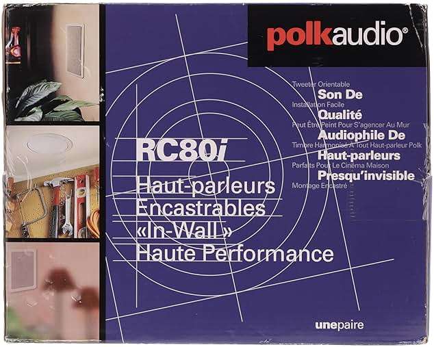 Polk Audio RC80i 2-Way Premium In Ceiling Speakers 8" Round (Set of 2) Perfect for Damp and Humid Indoor/Outdoor Placement - Bluetooth Ceiling Speakers - Image 8
