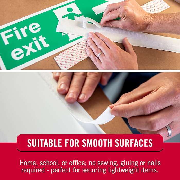 VELCRO Brand 5 Ft x 3/4 In | Black Tape Roll with Adhesive | Cut Strips to Length | Sticky Back Hook and Loop Fasteners | Perfect for Home, Office or Classroom - Image 4