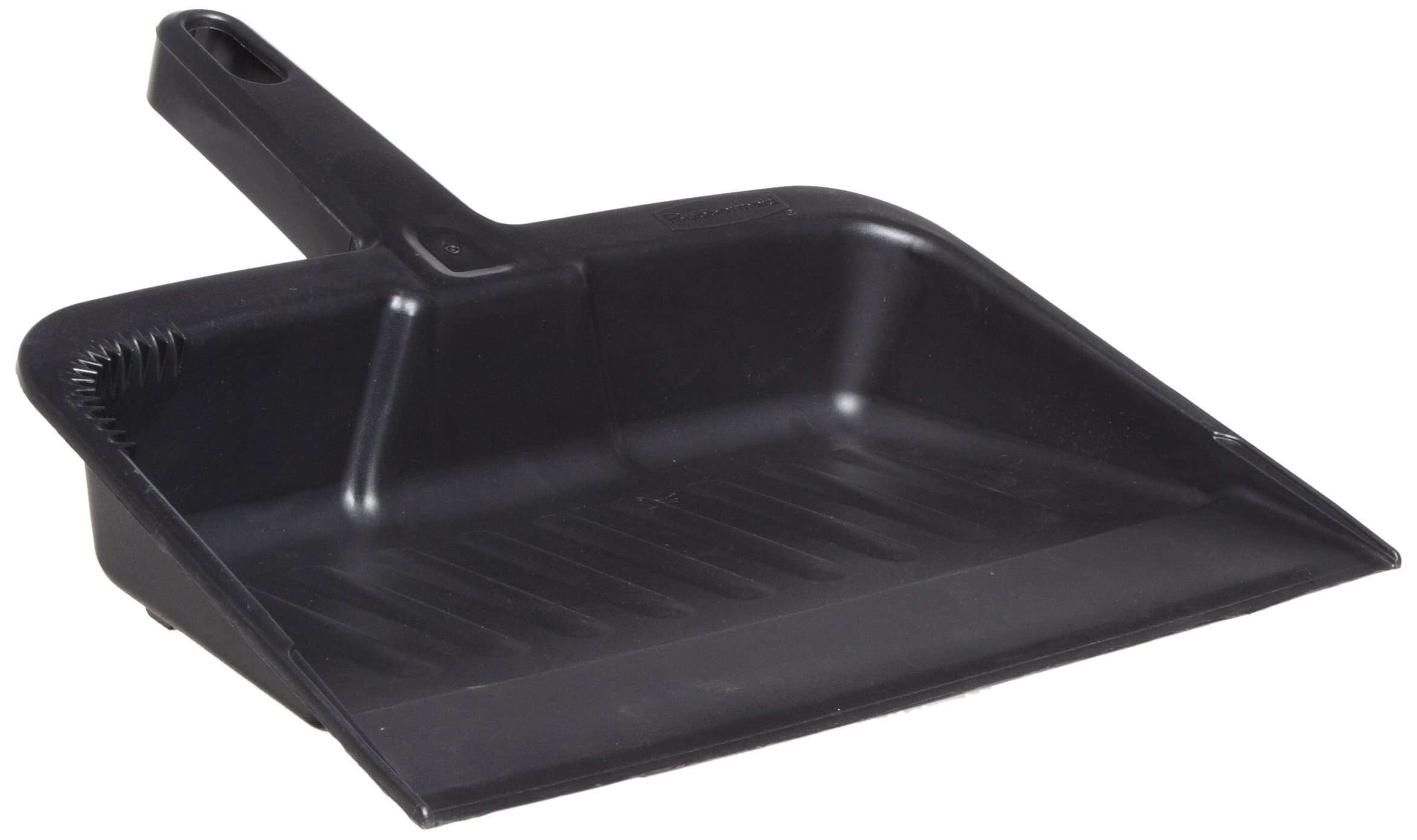 Rubbermaid Commercial Products 12.25, Heavy-Duty Dust Pan, Durable Plastic, Charcoal, Ideal for Industrial/Professional Debris Collection & Home Cleaning - Image 1