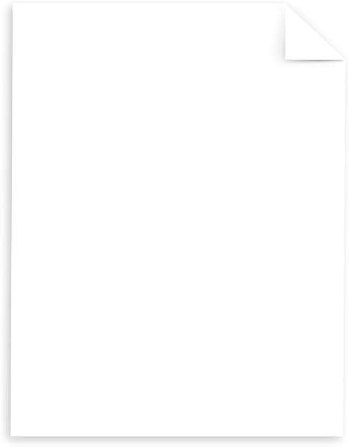 Neenah Bright White Bright White Card Stock, 96 Bright, 65 lb Cover Weight, 8.5 x 11, 250/Pack - Image 4