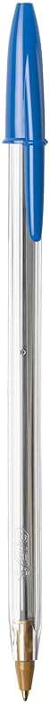 BIC Cristal Xtra Smooth Blue Ballpoint Pens, Medium Point (1.0mm), 12-Count Pack, Extra Smooth and Reliable Ballpoint Pens - Image 7