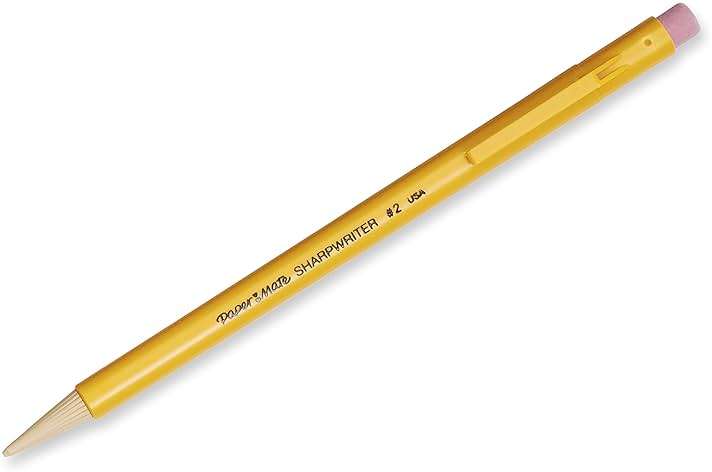 Paper Mate SharpWriter Mechanical Pencils, 0.7mm, HB #2, Yellow, 12 Count - Image 3