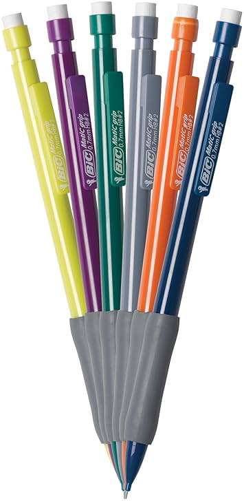 BIC Xtra Comfort Mechanical Pencils with Erasers, Medium Point (0.7mm), 12-Count Pack, Bulk Mechanical Pencils for School or Office Supplies - Image 2