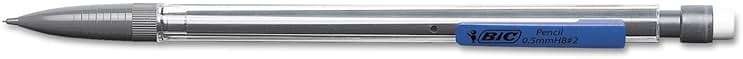 BIC Xtra-Precision Mechanical Pencil, 0.5 Mm, Hb (#2.5), Black Lead, Clear Barrel, Dozen - Image 2
