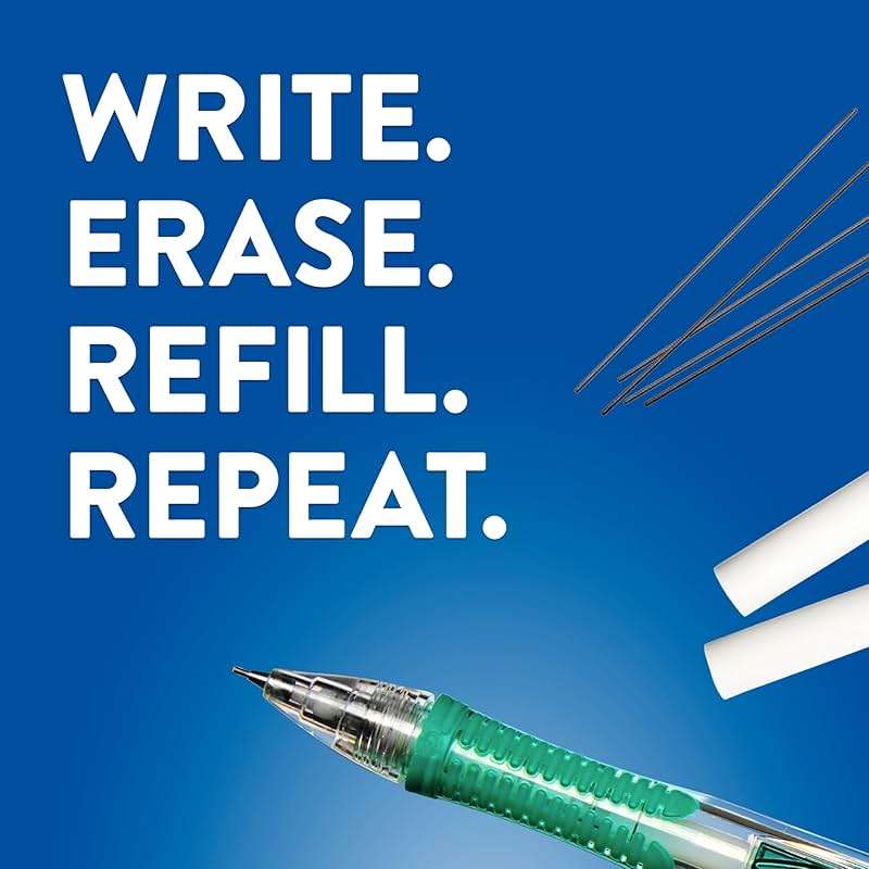 Paper Mate Clearpoint Mechanical Pencils, 0.7mm HB #2 Lead, Blue Barrels, 12 Count - Teacher Supplies, Journaling, Note Taking - Image 9