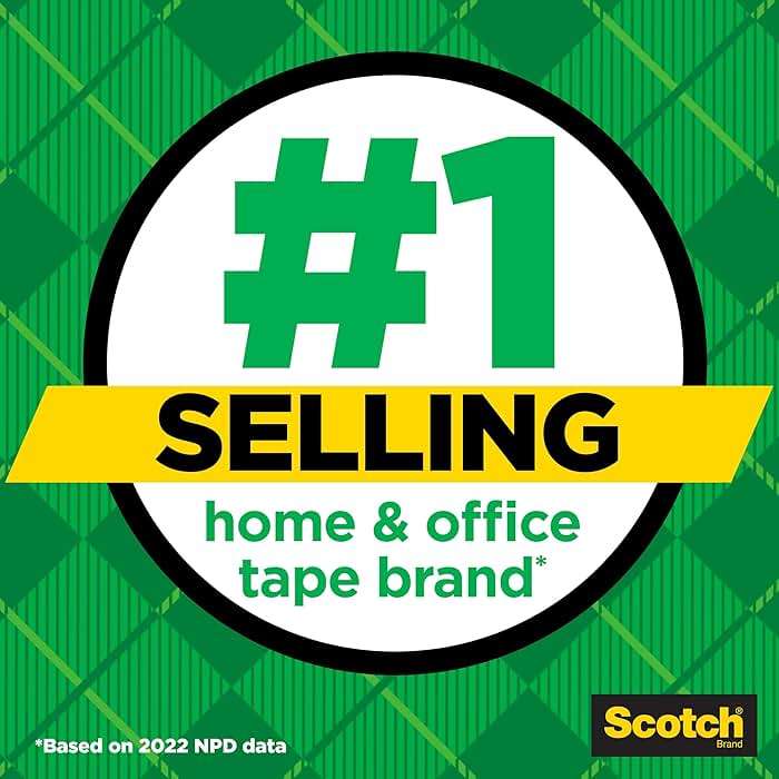 Scotch Magic Tape, Invisible, Repair Christmas Cards and Use as Holiday Gift Wrap Supplies for Christmas, 6 Tape Rolls - Image 3