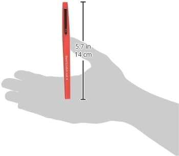 Paper Mate Flair Felt Tip Pens, Medium Point (0.7mm), Red Ink, 12 Count - Teacher Supplies, Arts & Crafts - Image 2