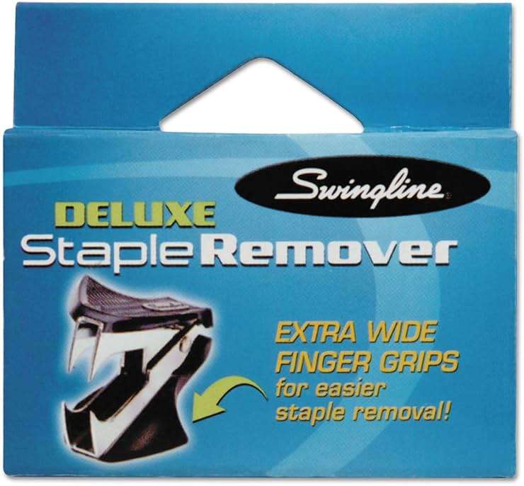 Swingline Staple Remover, Deluxe, Extra Wide, Steel Jaws, Classic, Black (38101) - Image 5
