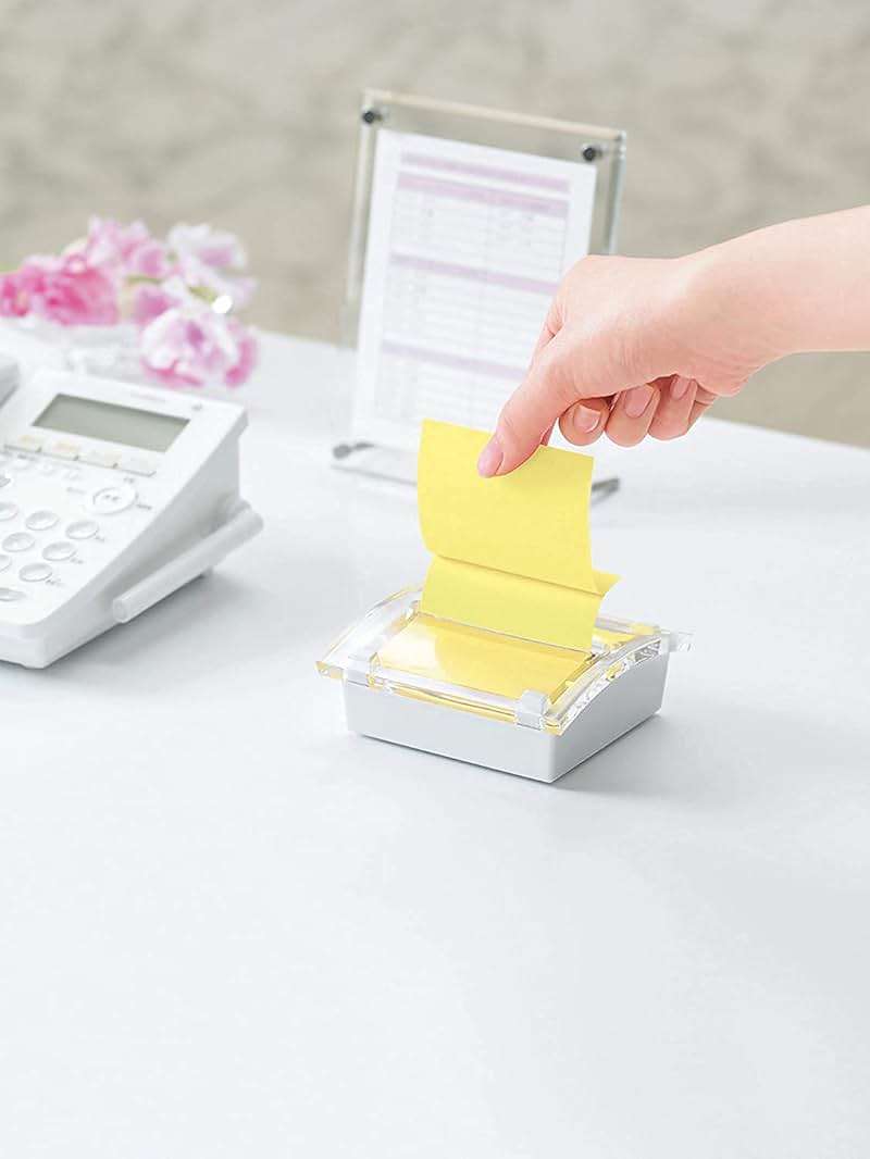 Post-it Pop-up Notes, 6 Lined Sticky Note Pads, 3 x 3 in., School Supplies, Office Products, Accordion Sticky Notes Work with Pop-Up Note Dispenser, Canary Yellow - Image 2