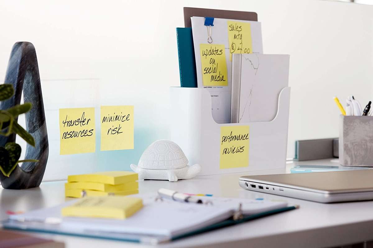 Post-it Notes, 3 in x 3 in, 4 Sticky Notes Pads, 50 Sheets per Pad, The Iconic Canary Yellow Note, School Supplies and Office Products - Image 8