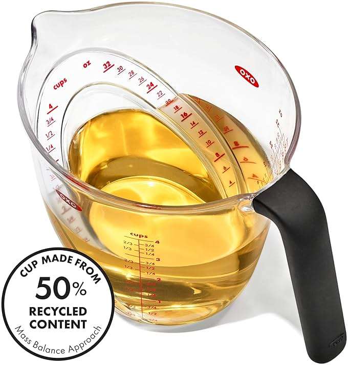 OXO Good Grips 4-Cup Angled Measuring Cup - Image 4