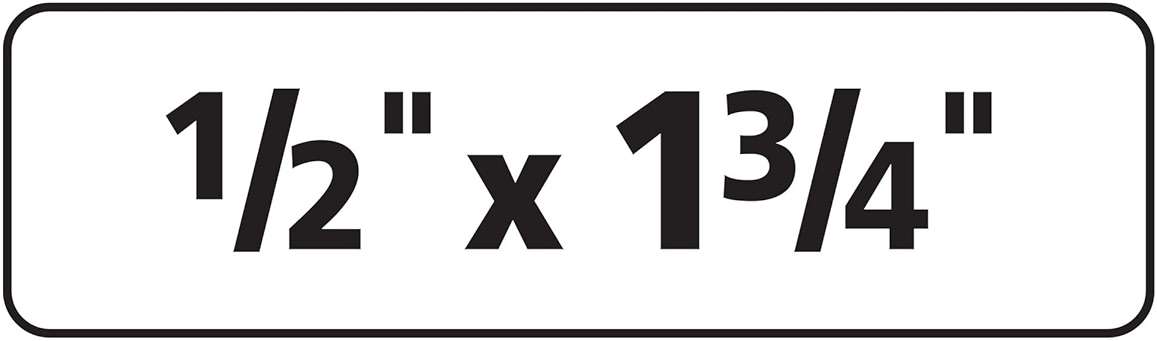 Avery Removable ID Labels, Sure Feed, Removable Adhesive, 0.5" x 1.75", 2,000 Labels (6467) - Image 3